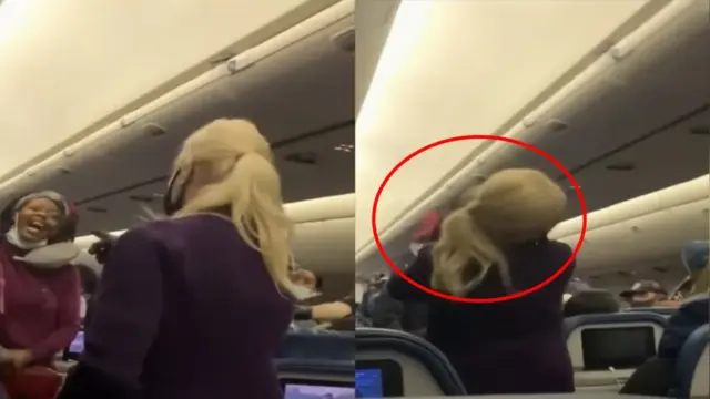 ‘마스크 회항’에 승무원 때린 여성의 최후