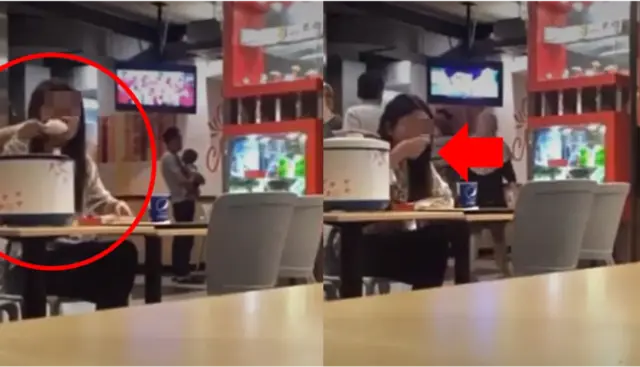 패스트푸드 매장에 밥솥 통째로 들고 온 여성… ‘밥값 아끼려고’