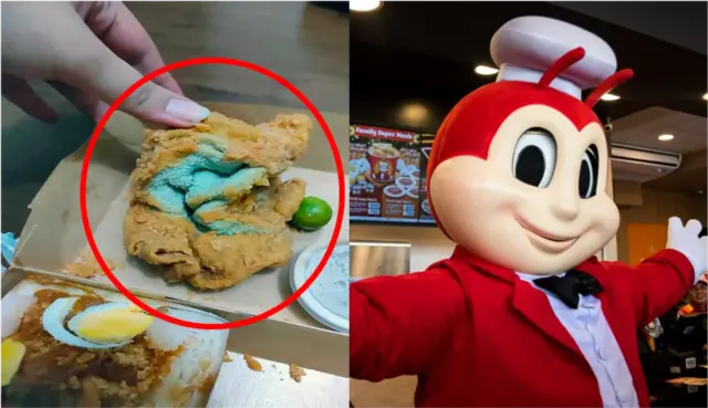 “치킨을 시켰는데요, 튀긴 파랑 행주가 배달왔습니다”