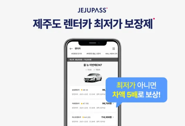 ‘무려 5배 보상’ 제주 렌터카 최저가로 믿고 타는 꿀팁