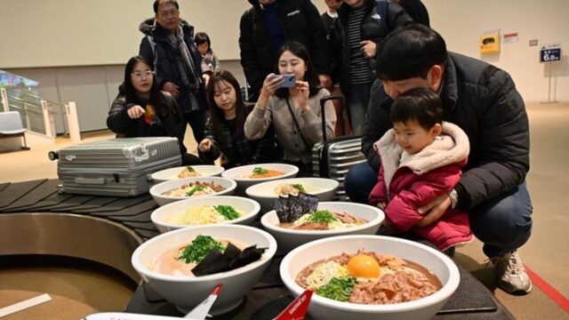 이스타항공 수하물 컨베이어 벨트에 라멘 그릇이 올라간 이유